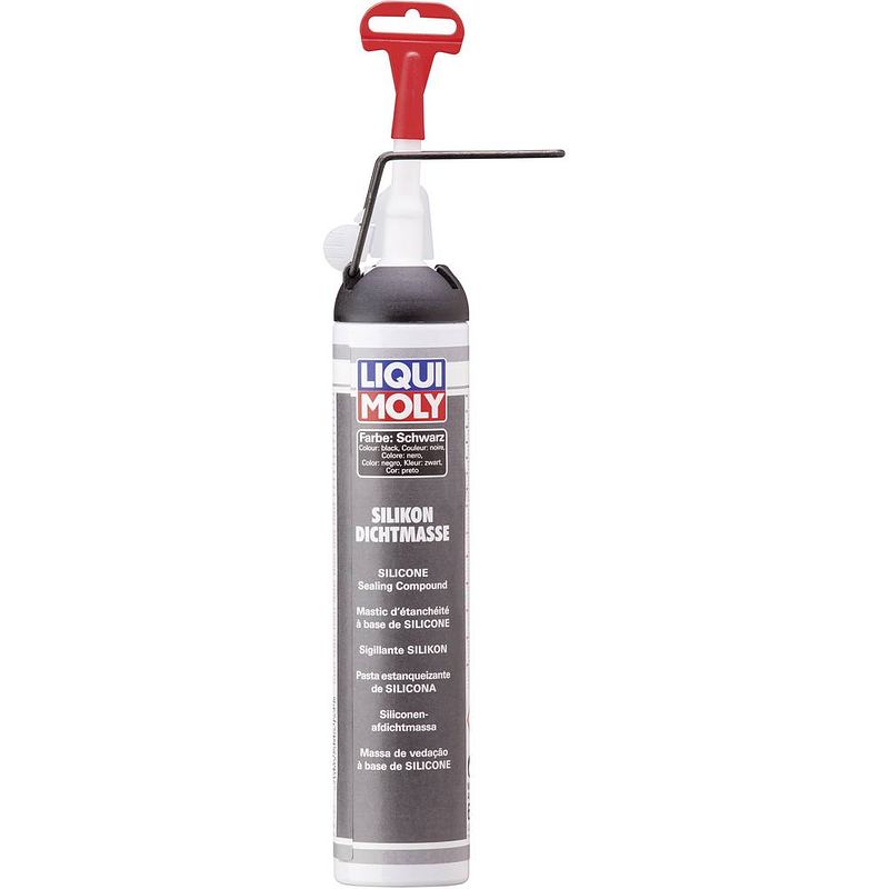 Foto van Liqui moly siliconenkit kleur (specifiek): zwart 200 ml