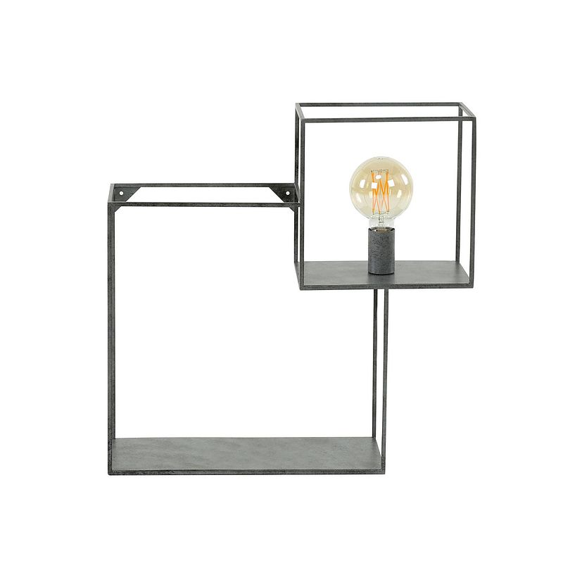 Foto van Hoyz - wandschap 1l cubic s / oud zilver