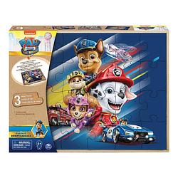 Foto van Paw patrol the movie wood puzzle 3 pack