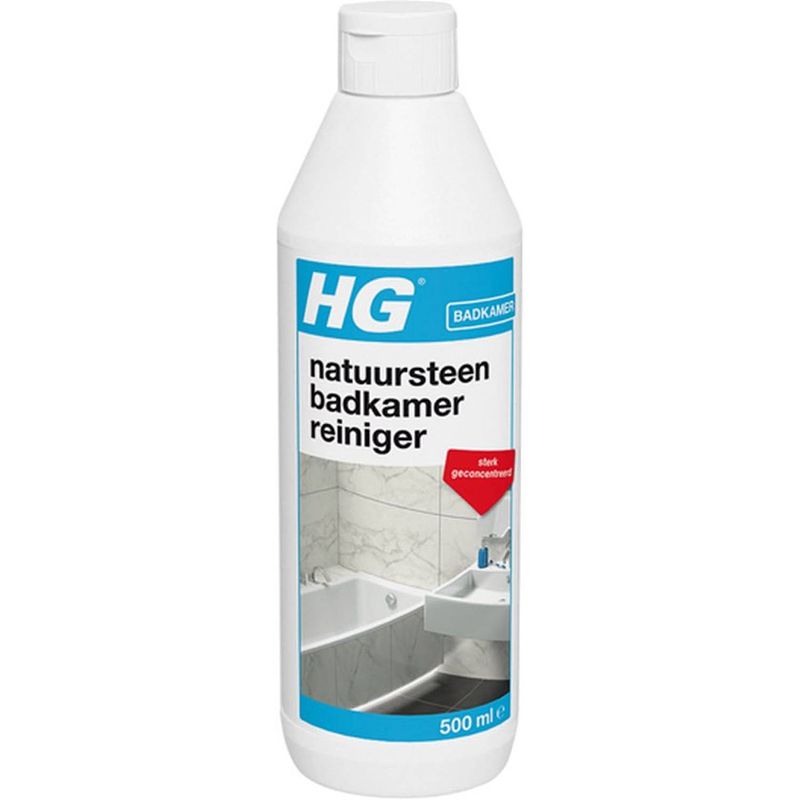 Foto van Hg natuursteen badkamer reiniger - 2 stuks !