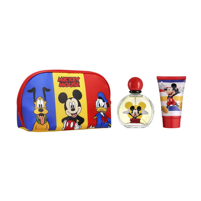 Foto van Mickey mouse & friends geschenkset - eau de toilette 50 ml & douchegel 100 ml - met toilettas