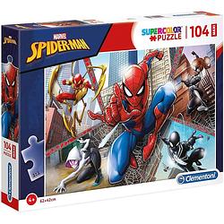 Foto van Clementoni supercolor maxi legpuzzel spider-man 104 stukjes