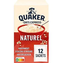 Foto van Quaker oats express naturel 324gr bij jumbo