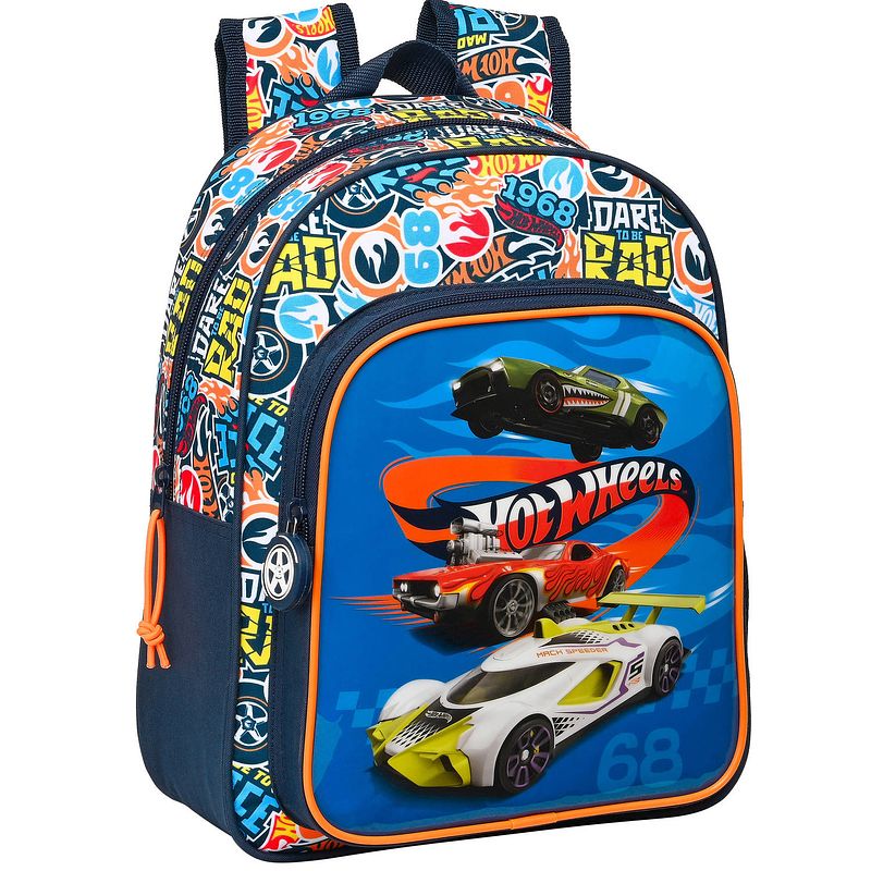 Foto van Hot wheels rugzak, challenge - 33 x 27 x 10 cm - polyester