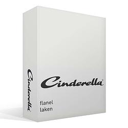 Foto van Cinderella flanel laken - 100% geruwde flanel-katoen - 1-persoons (160x260 cm) - off-white