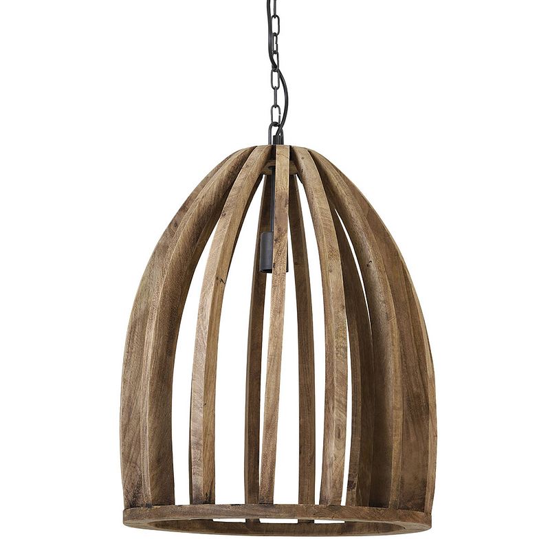 Foto van Light & living haranka hanglamp hout