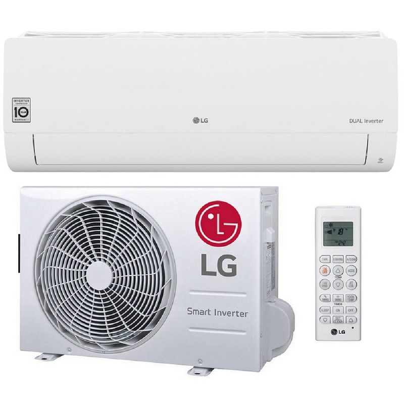 Foto van Lg w12eg split unit airco - voor ruimtes tot 120 m3 - 12000 btu koelen/13000 btu verwarmen