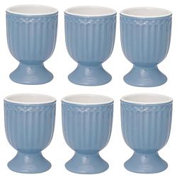 Foto van Greengate eierdoppen alice nordic sky blauw ø 5 cm - 6 stuks