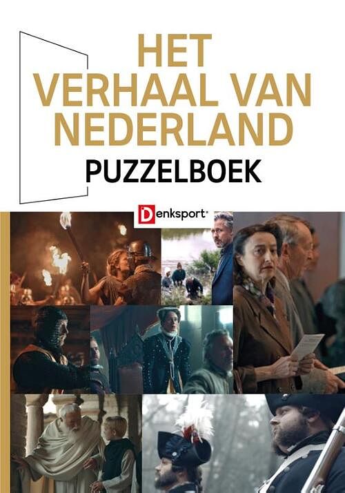 Foto van Denksport - het verhaal van de oranjes puzzelboek - paperback (9789493313699)