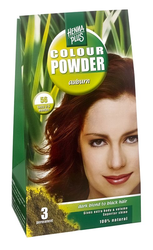 Foto van Hennaplus colour powder 56 auburn