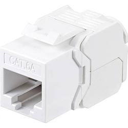 Foto van Renkforcenetwerkadaptercat 6a utp 500 mhz keystone [1x rj45-bus - 1x rj45-bus]