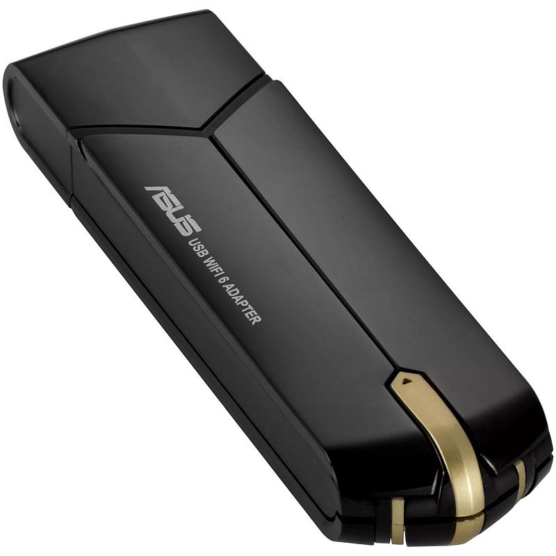 Foto van Asus usb-ax56 dual-band ax1800 usb wifi-adapter wifi adapter zwart