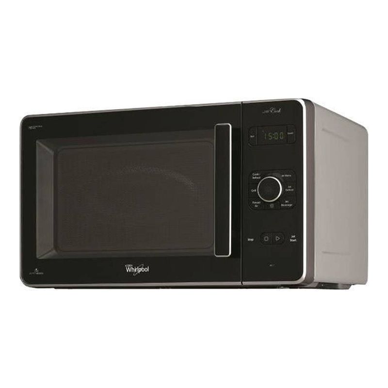 Foto van Whirlpool jc217 gecombineerde magnetron zwart en zilver-30 l-1000 w-grill 1000 w-vrijstaand