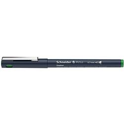 Foto van Schneider fineliner permanent pictus 0,7 mm edelstaal groen