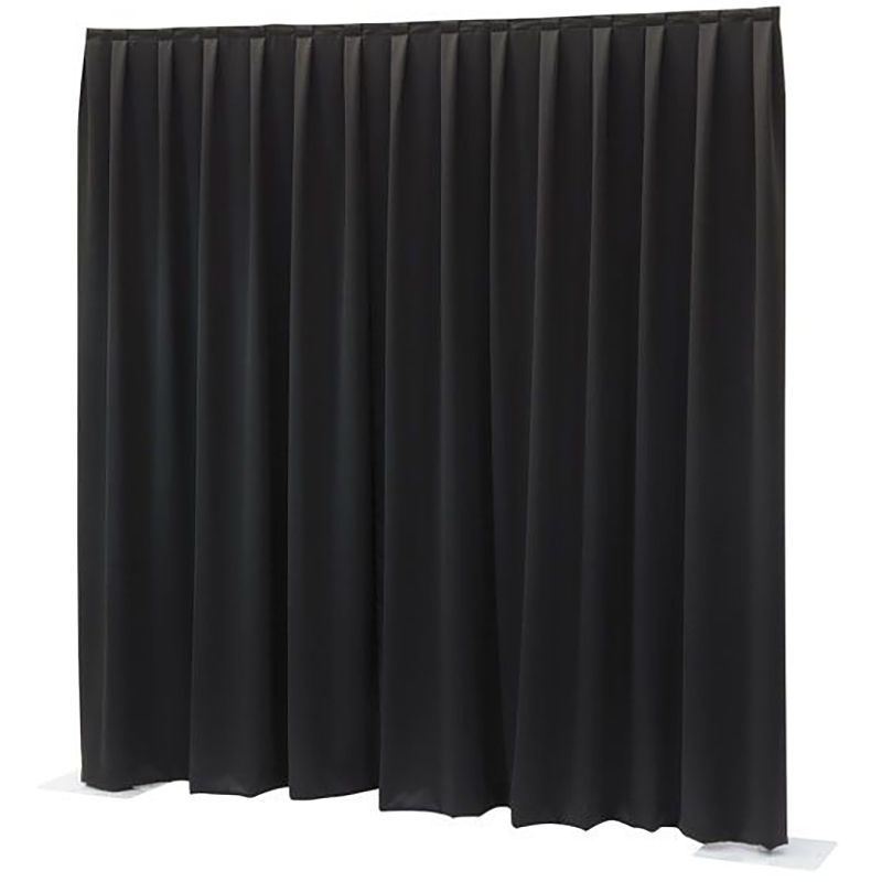 Foto van Wentex p&d curtain dimout 300x400 pipe & drape geplooid gordijn zwart