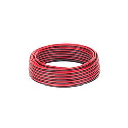 Foto van Cable tech speaker kabel luidsprekersnoer cca rood / zwart 2x 0.75mm 10m