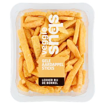 Foto van Snaqs veggie gele aardappel sticks 70g bij jumbo