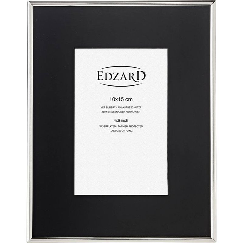 Foto van Edzard elda - fotolijst - zilver - passe-partout - 10 x 15