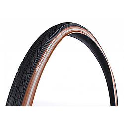 Foto van Schwalbe buitenband city lite 28 x 1 5/8 x 1 3/8 (37-622) zwart/bruin