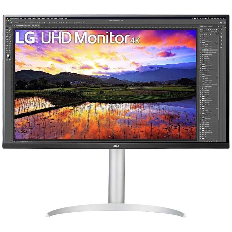 Foto van Lg electronics 32up55np-w led-monitor 80 cm (31.5 inch) energielabel g (a - g) 4 ms displayport, hdmi, usb 3.2 gen 1 (usb 3.0) va lcd