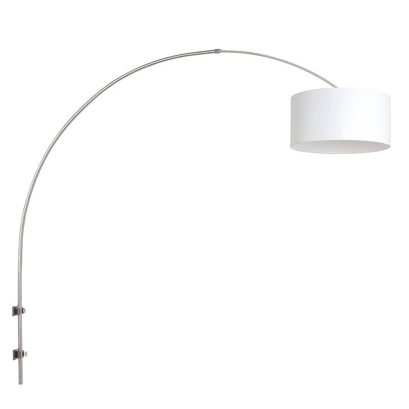 Foto van Moderne wandlamp - steinhauer - metaal - modern - klassiek - e27 - l: 130cm - voor binnen - woonkamer - eetkamer -