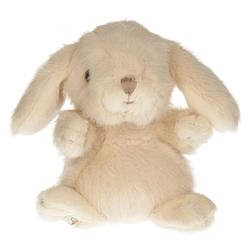 Foto van Bukowski pluche konijn knuffeldier - creme wit - zittend - 15 cm - knuffel huisdieren
