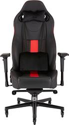 Foto van Corsair t2 road warrior gaming chair zwart/rood