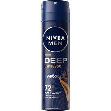 Foto van Nivea men deep black carbon espresso 48h antitranspirant 150ml bij jumbo