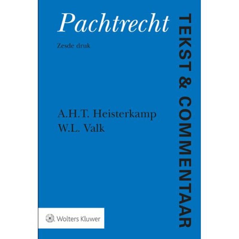 Foto van Pachtrecht - tekst & commentaar