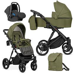 Foto van Born lucky kinderwagen 3 in 1 adore groen