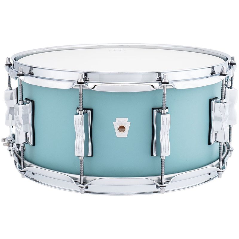 Foto van Ludwig ls264xx3r neusonic snare skyline 14x6.5 inch snaredrum