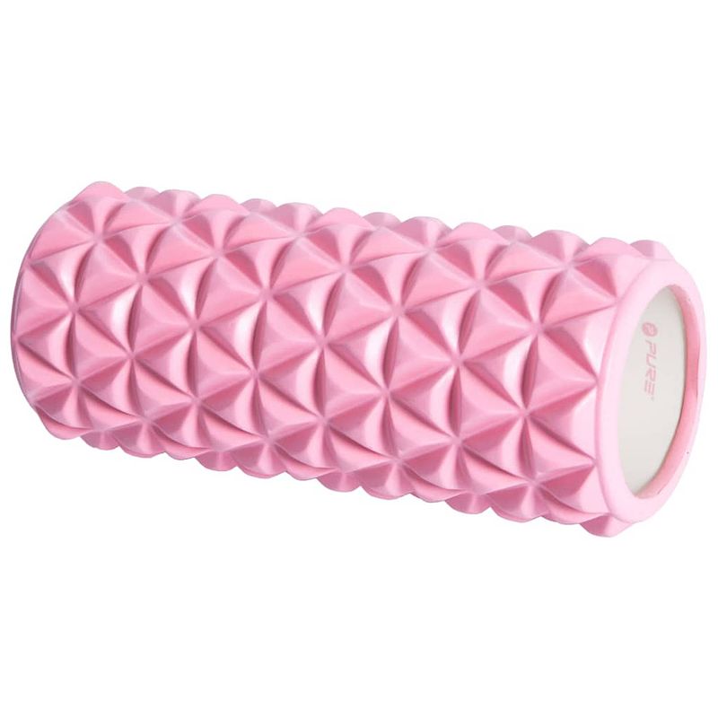 Foto van Pure2improve yogarol 33x14 cm roze en wit