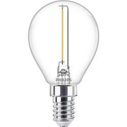 Foto van Philips lighting 76423400 led-lamp energielabel f (a - g) e14 kogel 1.4 w = 15 w warmwit (ø x l) 4.5 cm x 8 cm 1 stuk(s)