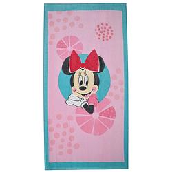 Foto van Disney badlaken minnie mouse 70 x 140 cm katoen mintblauw/roze