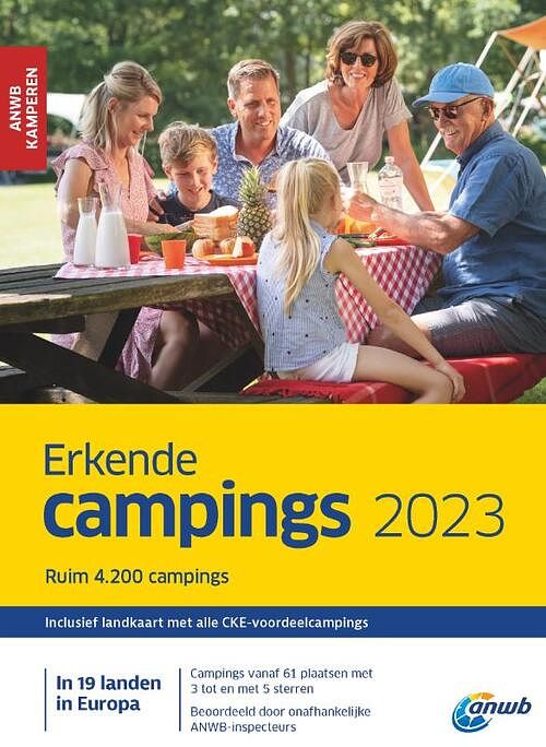 Foto van Erkende campings 2023 - anwb - paperback (9789018049188)