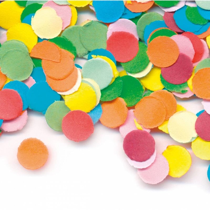 Foto van Multicolor confetti zak van 2 kilo feestversiering - confetti