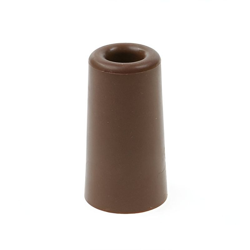 Foto van Deurbuffer / deurstopper terracotta bruin rubber 75 x 40 mm - deurstoppers