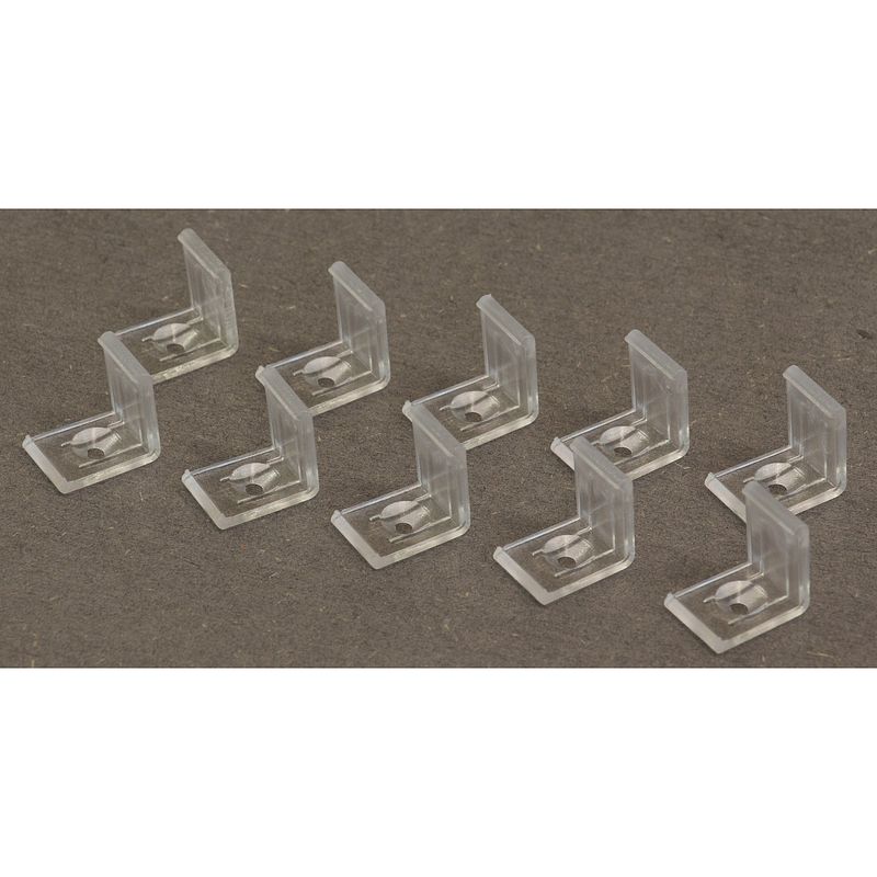 Foto van Jb systems flexi led ii clips alu hoekprofiel 15x15mm (10 stuks)