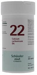 Foto van Pfluger celzout 22 calcium carbonicum d6 tabletten