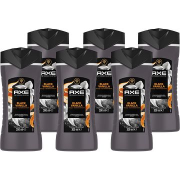 Foto van Axe fine fragrance collection premium douchegel black vanilla 6 x 300ml aanbieding bij jumbo | 30% korting