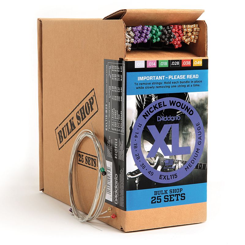 Foto van D'saddario exl115-b25 snarenset voor elektrische gitaar (25 sets)