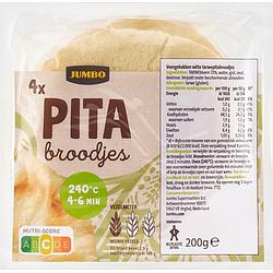 Foto van Jumbo pita broodjes 4 stuks