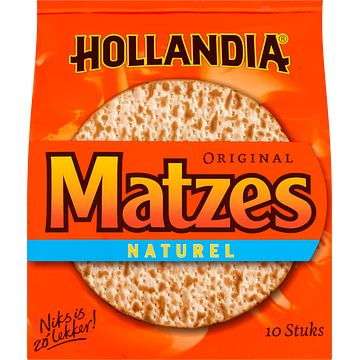 Foto van Hollandia original matzes naturel 10 stuks 200g bij jumbo