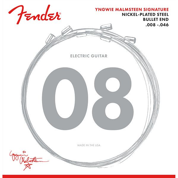 Foto van Fender yngwie malmsteen signature electric guitar strings