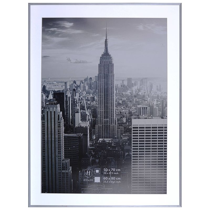 Foto van Henzo fotolijst manhattan - 60 x 80 cm - zilverkleurig