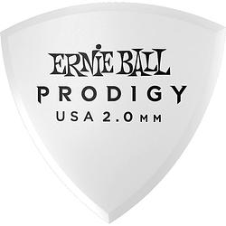 Foto van Ernie ball 9337 prodigy shield 2.0 mm plectrumset (6 stuks)