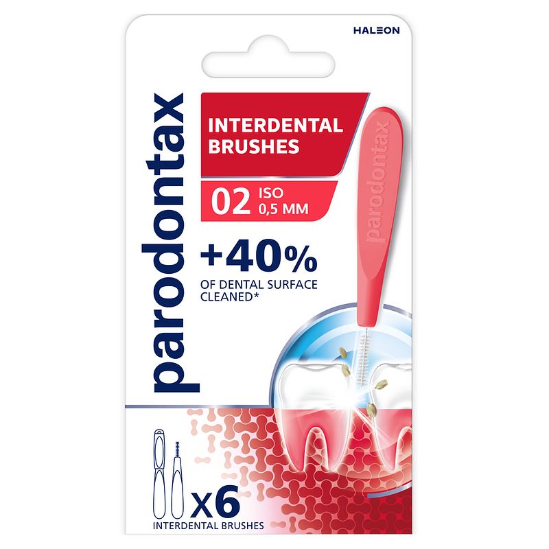 Foto van Parodontax maat 02 interdental brushes