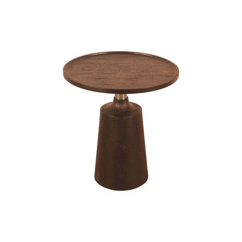 Foto van Ptmd seva brown side table