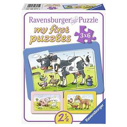 Foto van Ravensburger mijn eerste puzzel goede vrienden - 3 x 6 stukjes