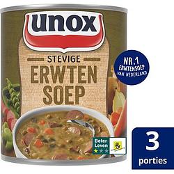 Foto van Unox soep in blik stevige erwtensoep 800ml bij jumbo